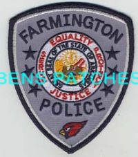 ARKANSAS,FARMINGTON POLICE 4 MIRRORED